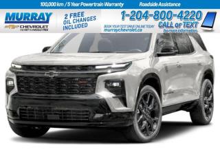 New 2024 Chevrolet Traverse RS for sale in Winnipeg, MB