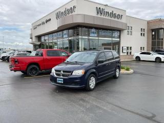Recent Arrival!

True Blue Pearlcoat 2014 Dodge Grand Caravan SE FWD 6-Speed Automatic 3.6L V6 24V VVT

**CARPROOF CERTIFIED**.

* PLEASE SEE OUR MAIN WEBSITE FOR MORE PICTURES AND CARFAX REPORTS *

 Buy in confidence at WINDSOR CHRYSLER with our 95-point safety inspection by our certified technicians. 

Searching for your upgrade has never been easier. 

You will immediately get the low market price based on our market research, which means no more wasted time shopping around for the best price, Its time to drive home the most car for your money today.

 OVER 100 Pre-Owned Vehicles in Stock! 

Our Finance Team will secure the Best Interest Rate from one of out 20 Auto Financing Lenders that can get you APPROVED!

 Financing Available For All Credit Types! 

Whether you have Great Credit, No Credit, Slow Credit, Bad Credit, Been Bankrupt, On Disability, Or on a Pension, we have options. Looking to just sell your vehicle? 

We buy all makes and models let us buy your vehicle. 

Proudly Serving Windsor, Essex, Leamington, Kingsville, Belle River, LaSalle, Amherstburg, Tecumseh, Lakeshore, Strathroy, Stratford, Leamington, Tilbury, Essex, St. Thomas, Waterloo, Wallaceburg, St. Clair Beach, Puce, Riverside, London, Chatham, Kitchener, Guelph, Goderich, Brantford, St. Catherines, Milton, Mississauga, Toronto, Hamilton, Oakville, Barrie, Scarborough, and the GTA.