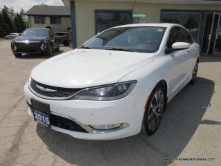 Used 2015 Chrysler 200 ALL-WHEEL DRIVE C-TYPE 5 PASSENGER 3.6L - V6.. NAVIGATION.. POWER SUNROOF.. LEATHER.. HEATED/AC SEATS.. BACK-UP CAMERA.. BLUETOOTH.. for sale in Bradford, ON