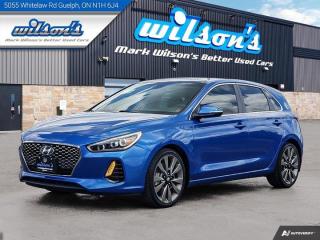 Look at this certified 2018 Hyundai Elantra GT Sport Ultimate Red Seatbelts, Navi, Pano Roof, Heated + Cooled Seats, Heated Steering, and more!. Its Automatic transmission and 1.6 L engine will keep you going. This Hyundai Elantra GT features the following options: MARINA BLUE METALLIC and BLACK W/RED ACCENTS, LEATHER SEATING SURFACES. See it for yourself at Mark Wilsons Better Used Cars, 5055 Whitelaw Road, Guelph, ON N1H 6J4.60+ years of World Class Service!650+ Live Market Priced VEHICLES! ONE MASSIVE LOCATION!No unethical Penalties or tricks for paying cash!Free Local Delivery Available!FINANCING! - Better than bank rates! 6 Months No Payments available on approved credit OAC. Zero Down Available. We have expert licensed credit specialists to secure the best possible rate for you and keep you on budget ! We are your financing broker, let us do all the leg work on your behalf! Click the RED Apply for Financing button to the right to get started or drop in today!BAD CREDIT APPROVED HERE! - You dont need perfect credit to get a vehicle loan at Mark Wilsons Better Used Cars! We have a dedicated licensed team of credit rebuilding experts on hand to help you get the car of your dreams!WE LOVE TRADE-INS! - Top dollar trade-in values!SELL us your car even if you dont buy ours! HISTORY: Free Carfax report included.Certification included! No shady fees for safety!EXTENDED WARRANTY: Available30 DAY WARRANTY INCLUDED: 30 Days, or 3,000 km (mechanical items only). No Claim Limit (abuse not covered)5 Day Exchange Privilege! *(Some conditions apply)CASH PRICES SHOWN: Excluding HST and Licensing Fees.2019 - 2024 vehicles may be daily rentals. Please inquire with your Salesperson.