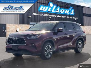 Used 2020 Toyota Highlander XLE AWD, Leather, Sunroof, Adaptive Cruise, Heated Seats, Bluetooth, Rear Camera, New Tires & Brakes for sale in Guelph, ON