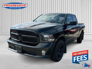 <b>Low Mileage, Rear Camera,  Cruise Control,  Air Conditioning,  Power Windows,  Power Doors!</b><br> <br>    Reliable, dependable, and innovative, this Ram 1500 Classic proves that it has what it takes to get the job done right. This  2019 Ram 1500 Classic is for sale today. <br> <br>The reasons why this Ram 1500 Classic stands above its well-respected competition are evident: uncompromising capability, proven commitment to safety and security, and state-of-the-art technology. From its muscular exterior to the well-trimmed interior, this 2019 Ram 1500 Classic is more than just a workhorse. Get the job done in comfort and style while getting a great value with this amazing full size truck. This low mileage  Quad Cab 4X4 pickup  has just 56,000 kms. Its  black in colour  . It has a 6 speed automatic transmission and is powered by a  305HP 3.6L V6 Cylinder Engine.  It may have some remaining factory warranty, please check with dealer for details. <br> <br> Our 1500 Classics trim level is ST. This 1500 Classic ST is a serious work truck that comes well equipped with heavy-duty shock absorbers, electronic stability control and trailer sway control, ParkView rear back-up camera, cruise control, air conditioning, an infotainment hub with radio 3.0 and a USB port, automatic headlights, power windows, power doors, and more. This vehicle has been upgraded with the following features: Rear Camera,  Cruise Control,  Air Conditioning,  Power Windows,  Power Doors. <br> To view the original window sticker for this vehicle view this <a href=http://www.chrysler.com/hostd/windowsticker/getWindowStickerPdf.do?vin=1C6RR7FGXKS505827 target=_blank>http://www.chrysler.com/hostd/windowsticker/getWindowStickerPdf.do?vin=1C6RR7FGXKS505827</a>. <br/><br> <br>To apply right now for financing use this link : <a href=https://www.progressiveautosales.com/credit-application/ target=_blank>https://www.progressiveautosales.com/credit-application/</a><br><br> <br/><br><br> Progressive Auto Sales provides you with the all the tools you need to find and purchase a used vehicle that meets your needs and exceeds your expectations. Our Sarnia used car dealership carries a wide range of makes and models for exceptionally low prices due to our extensive network of Canadian, Ontario and Sarnia used car dealerships, leasing companies and auction groups. </br>

<br> Our dealership wouldnt be where we are today without the great people in Sarnia and surrounding areas. If you have any questions about our services, please feel free to ask any one of our staff. If you want to visit our dealership, you can also find our hours of operation and location information on our Contact page. </br> o~o