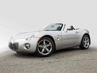 CONVERTIBLE | LEATHER | ONLY 44401 KM'S | CD PLAYER | NO ACCIDENTS<br /><br />Recent Arrival! 2008 Pontiac Solstice Gray ECOTEC 2.4L I4 MPI DOHC VVT 5-Speed Automatic RWD<br /><br /><br />Why Buy From us?<br />*7x Hyundai President's Award of Merit Winner<br />*3x Consumer Choice Award for Business Excellence<br />*AutoTrader Dealer of the Year<br /><br />M-Promise Certified Preowned ($995 value):<br />- 30-day/2,000 Km Exchange Program<br />- 3-day/300 Km Money Back Guarantee<br />- Comprehensive 144 Point Mechanical Inspection<br />- Full Synthetic Oil Change<br />- BC Verified CarFax<br />- Minimum 6 Month Power Train Warranty<br /><br />Our vehicles are priced under market value to give our customers a hassle free experience. We factor in mechanical condition, kilometres, physical condition, and how quickly a particular car is selling in our market place to make sure our customers get a great deal up front and an outstanding car buying experience overall.Dealer #31129.<br /><br /><br />CALL NOW!! This vehicle will not make it to the weekend!!
