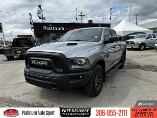 <b>Aluminum Wheels,  Remote Keyless Entry,  Fog Lamps,  Climate Control,  Rear Camera!</b><br> <br>    This Ram 1500 Classic is a top contender in the full-size pickup segment thanks to a winning combination of a strong powertrain, a smooth ride and a well-trimmed cabin. This  2021 Ram 1500 Classic is for sale today. <br> <br>The reasons why this Ram 1500 Classic stands above its well-respected competition are evident: uncompromising capability, proven commitment to safety and security, and state-of-the-art technology. From its muscular exterior to the well-trimmed interior, this 2021 Ram 1500 Classic is more than just a workhorse. Get the job done in comfort and style while getting a great value with this amazing full size truck. This  Crew Cab 4X4 pickup  has 159,380 kms. Its  silver in colour  . It has a 8 speed automatic transmission and is powered by a  395HP 5.7L 8 Cylinder Engine.  <br> <br> Our 1500 Classics trim level is Warlock. This gothic looking Ram 1500 Classic Warlock is an awesome truck that comes with black aluminum wheels and dark exterior accents, front fog lamps, powder-coated front and rear bumpers, a touchscreen infotainment system that features wireless streaming audio and SiriusXM radio. This limited-edition truck also comes with a lift kit and heavy-duty shock absorbers, electronic stability plus trailer sway control, remote keyless entry, a ParkView rear back-up camera, cruise control, automatic headlights, and much more. This vehicle has been upgraded with the following features: Aluminum Wheels,  Remote Keyless Entry,  Fog Lamps,  Climate Control,  Rear Camera,  Touchscreen,  Siriusxm. <br> To view the original window sticker for this vehicle view this <a href=http://www.chrysler.com/hostd/windowsticker/getWindowStickerPdf.do?vin=1C6RR7LT3MS560754 target=_blank>http://www.chrysler.com/hostd/windowsticker/getWindowStickerPdf.do?vin=1C6RR7LT3MS560754</a>. <br/><br> <br>To apply right now for financing use this link : <a href=https://www.platinumautosport.com/credit-application/ target=_blank>https://www.platinumautosport.com/credit-application/</a><br><br> <br/><br> Buy this vehicle now for the lowest bi-weekly payment of <b>$211.95</b> with $0 down for 96 months @ 5.99% APR O.A.C. ( Plus applicable taxes -  Plus applicable fees   ).  See dealer for details. <br> <br><br> We know that you have high expectations, and as car dealers, we enjoy the challenge of meeting and exceeding those standards each and every time. Allow us to demonstrate our commitment to excellence! </br>

<br> As your one stop shop for quality pre owned vehicles and hassle free auto financing in Saskatoon, we provide the following offers & incentives for our valued clients in Saskatchewan, Alberta & Manitoba. </br> o~o