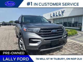 Used 2021 Ford Explorer XLT, 4WD, Leather, One Owner! for sale in Tilbury, ON