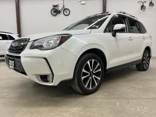 <p>Calling all SUBARU lovers... just landed - this 2017 Forester is loaded and in fantastic shape.  You will get some excellent fuel economy without sacrificing versatility with its 4 cylinder, ALL WHEEL DRIVE configuration.  Its got a gorgeous pearl white exterior with Brown leather interior...very cool and lux.  Its got some great features including front and rear heated seats, heated steering wheel, power drivers seat, memory settings, automatic rear lift gate, back up camera, navigation, blind spot warning, advanced cruise control, sun roof, roof racks, rubber mats, and 3M coating on the hood (bug guard/chip guard) - just beauty!</p><p>All Vehicles are Sold Certified and come with a 3 month/3,000 km 1-Star Powertrain Drive Global Warranty (extended warranties and coverages available). </p><p>At LuckyDog we believe in transparency, thats why all our vehicles come with a complete CarFax Vehicle report to ensure your not buying a salvaged or rebuilt vehicle. </p><p>* While every reasonable effort is made to ensure the accuracy of this information, some vehicle information may not be exactly as shown. </p>