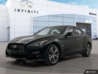 Used 2020 Infiniti Q50 Signature Edition Accident Free | One Owner | Locally Owned for sale in Winnipeg, MB
