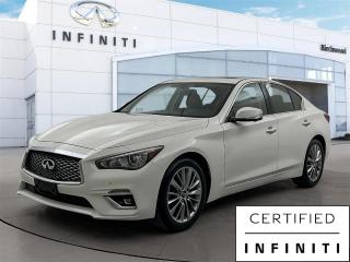 Used 2022 Infiniti Q50 LUXE Accident Free | One Owner | Low KM's for sale in Winnipeg, MB