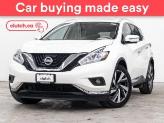 Used 2018 Nissan Murano Platinum AWD  w/ Apple CarPlay & Android Auto, 360 Degree Cam, Bluetooth for sale in Toronto, ON