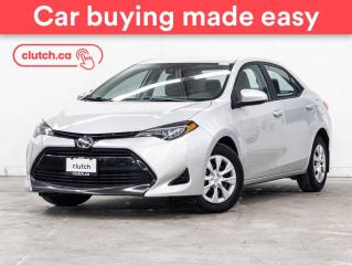Used 2018 Toyota Corolla CE w/ Rearview Cam, A/C, 6.1