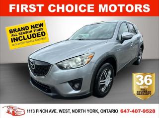 Welcome to First Choice Motors, the largest car dealership in Toronto of pre-owned cars, SUVs, and vans priced between $5000-$15,000. With an impressive inventory of over 300 vehicles in stock, we are dedicated to providing our customers with a vast selection of affordable and reliable options. <br><br>Were thrilled to offer a used 2015 Mazda CX-5 GS, grey color with 222,000km (STK#7412) This vehicle was $11990 NOW ON SALE FOR $9990. It is equipped with the following features:<br>- Automatic Transmission<br>- Sunroof<br>- Heated seats<br>- Bluetooth<br>- Reverse camera<br>- Power windows<br>- Power locks<br>- Power mirrors<br>- Air Conditioning<br><br>At First Choice Motors, we believe in providing quality vehicles that our customers can depend on. All our vehicles come with a 36-day FULL COVERAGE warranty. We also offer additional warranty options up to 5 years for our customers who want extra peace of mind.<br><br>Furthermore, all our vehicles are sold fully certified with brand new brakes rotors and pads, a fresh oil change, and brand new set of all-season tires installed & balanced. You can be confident that this car is in excellent condition and ready to hit the road.<br><br>At First Choice Motors, we believe that everyone deserves a chance to own a reliable and affordable vehicle. Thats why we offer financing options with low interest rates starting at 7.9% O.A.C. Were proud to approve all customers, including those with bad credit, no credit, students, and even 9 socials. Our finance team is dedicated to finding the best financing option for you and making the car buying process as smooth and stress-free as possible.<br><br>Our dealership is open 7 days a week to provide you with the best customer service possible. We carry the largest selection of used vehicles for sale under $9990 in all of Ontario. We stock over 300 cars, mostly Hyundai, Chevrolet, Mazda, Honda, Volkswagen, Toyota, Ford, Dodge, Kia, Mitsubishi, Acura, Lexus, and more. With our ongoing sale, you can find your dream car at a price you can afford. Come visit us today and experience why we are the best choice for your next used car purchase!<br><br>All prices exclude a $10 OMVIC fee, license plates & registration  and ONTARIO HST (13%)