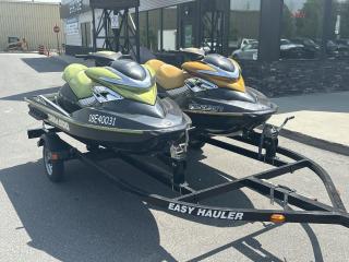 Used 2020 - EASY HAULER WC2 DOUBLE TRAILER WITH 2 SEADOOS 2006 SEADOO RXP 230 - ORANGE (103 HRS) 2005 SEADOO RXP 230 - GREEN (130 HRS) for sale in Sudbury, ON