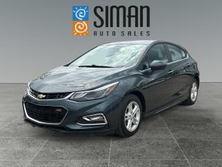 <p><strong>SASKATCHEWAN VEHICLE CONFIDENCE & RS PACKAGE </strong></p>

<p>Our 2017 Chevrolet Cruze has been through a <strong>presale inspection fresh full synthetic oil service. New Brakes all around. Carfax reports Saskatchewan vehicle with no serious collisions. Financing Available to fit every need and budget. Trades Encouraged. Aftermarket warranties available to fit every need and budget.</strong> A new hatchback body style debuts. comes standard with a new suite of parental watchdog parameters called Teen Driver mode. 2017 Cruze offers the best reason yet to strongly consider Chevys compact offering alongside the heavy-hitting rivals from Asia (and one compelling domestic rival). The original Cruze represented a monumental improvement over Chevys previous small cars, but the new Cruze  fully redesigned last year  truly brings the fight to the rest of the compact class. Front and center is a heavy emphasis on technology. Each Cruze comes with a touchscreen radio, a 4G LTE Wi-Fi hotspot, a rearview camera and Apple CarPlay/Android Auto functionality. The original Cruze represented a monumental improvement over Chevys previous small cars, but the new Cruze  fully redesigned last year  truly brings the fight to the rest of the compact class. Front and center is a heavy emphasis on technology. Each Cruze comes with a touchscreen radio, a 4G LTE Wi-Fi hotspot, a rearview camera and Apple CarPlay/Android Auto functionality. stability control, four-wheel antilock disc brakes, full-length side curtain airbags, front knee airbags, and front and rear side-impact airbags. Also standard is OnStar, which includes automatic crash notification, on-demand roadside assistance, remote door unlocking and stolen vehicle. LT steps up to 16-inch alloy wheels, upgraded headlights with LED running lights, heated mirrors, cruise control, steering-wheel-mounted phone and audio controls, a rear center armrest with cupholders, and a six-speaker audio system with satellite radio. Hatchback models also get a cargo cover and rear spoiler. A charge-only USB port is added to models equipped with the automatic transmission, while manual-equipped models have a front armrest with a sliding feature. Convenience package adds keyless ignition and entry, heated front seats, an eight-way power driver seat and remote engine start (with the automatic transmission). RS Appearance package (foglights, a rear spoiler, a sport body kit and 18-inch wheels for Premier models) and a Sun and Sound package that includes a sunroof, a color driver information center, ambient interior lighting, a larger 8-inch center touchscreen display and a nine-speaker Bose audio system.</p>

<p><span style=color:#2980b9><strong>Siman Auto Sales is large enough to make a difference but small enough to care. We are family owned and operated, and have been proudly serving Saskatchewan car buyers since 1998. We offer on site financing, consignment, automotive repair and over 90 preowned vehicles to choose from.</strong></span></p>