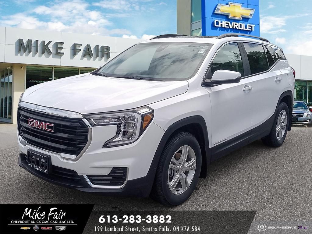 Used 2022 GMC Terrain SLE AWD,remote start,heated front seats, power sunroof,driver's safety alert seat,power liftgate for Sale in Smiths Falls, Ontario
