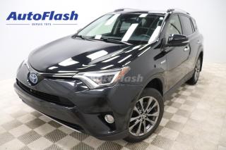 Used 2018 Toyota RAV4 LIMITED HYBRID, ASSISTANCE CONDUITE, CUIR, TOIT for sale in Saint-Hubert, QC