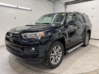 ONLY 6,700 KMS!! Loaded TRD Sport w/ sunroof, heated leather seats, heated steering, 360 camera, blind spot monitor, rear cross-traffic alert, lane-departure alert, pre-collision system, adaptive cruise control, Apple CarPlay/Android Auto, 20-inch alloys, running boards, dual-zone climate control, full power group incl. power seats, automatic headlights w/ auto highbeams, auto-dimming rearview mirror, garage door opener, leather-wrapped steering wheel, Bluetooth and Sirius XM!