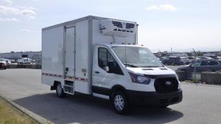2021 Ford Transit T-350 Reefer 13 Foot Cube Van, 3.5L V6 DOHC 24V engine, RWD, cruise control, bluetooth, power mirror, automatic headlights, Zanotti reefer, ac, am/fm radio, 4 aux buttons, power windows, power locks, overnight reefer plug, cargo, ramp, backup camera. Measurements: 11 foot 6 inches height, 7 foot wide, 13 foot long.(All the measurements are deemed to be true but are not guaranteed). Certification and decal valid until March 2025. $60,510.00 plus $375 processing fee, $60,885.00 total payment obligation before taxes.  Listing report, warranty, contract commitment cancellation fee, financing available on approved credit (some limitations and exceptions may apply). All above specifications and information is considered to be accurate but is not guaranteed and no opinion or advice is given as to whether this item should be purchased. We do not allow test drives due to theft, fraud and acts of vandalism. Instead we provide the following benefits: Complimentary Warranty (with options to extend), Limited Money Back Satisfaction Guarantee on Fully Completed Contracts, Contract Commitment Cancellation, and an Open-Ended Sell-Back Option. Ask seller for details or call 604-522-REPO(7376) to confirm listing availability.