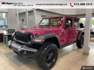 New 2024 Jeep Wrangler Willys  - Wi-Fi Hotspot -  Tow Equipment - $209.19 /Wk for sale in Ottawa, ON