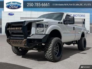 <b>Air Conditioning,  Remote Keyless Entry,  Power Doors,  Power Windows,  Power Seats !</b><br> <br>  Compare at $26000 - Our Price is just $25000! <br> <br>   For hauling, towing, and getting the job done, look no further than this rugged Ford Super Duty. This  2011 Ford F-250 Super Duty is for sale today in Fort St John. <br> <br>The Ford Super Duty is Canadas workhorse. With over a century of experience, Ford has obsessively designed and engineered the best heavy-duty truck they can build and it shows. Whether youre on the road or on the worksite, the Super Duty gets the job done in comfort and style. High-quality materials inside and out make this truck as nice to be in as it is to look at. Work hard and play hard in this Ford Super Duty. This  Regular Cab 4X4 pickup  has 121,019 kms. Its  white in colour  . It has a 6 speed automatic transmission and is powered by a  385HP 6.2L 8 Cylinder Engine.   This vehicle has been upgraded with the following features: Air Conditioning,  Remote Keyless Entry,  Power Doors,  Power Windows,  Power Seats . <br> <br>To apply right now for financing use this link : <a href=https://www.fortmotors.ca/apply-for-credit/ target=_blank>https://www.fortmotors.ca/apply-for-credit/</a><br><br> <br/><br><br> Come by and check out our fleet of 30+ used cars and trucks and 80+ new cars and trucks for sale in Fort St John.  o~o