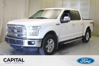 Used 2016 Ford F-150 Lariat SuperCrew **Leather, Navigation, Sunroof, 5L, Chrome Package, Heated Seats** for sale in Regina, SK