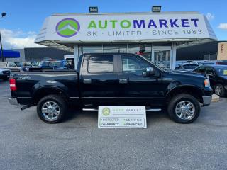 Used 2008 Ford F-150 LARIAT CREW NAVI. DVD! LEATHER! 4X4 INSPECTED W/BCAA MBRSHP & WRNTY! for sale in Langley, BC