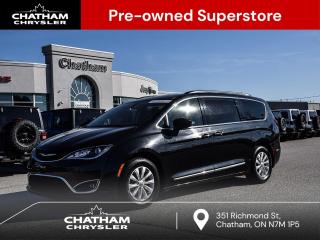 2017 Chrysler Pacifica 4D Passenger Van Touring L Brilliant Black Crystal Pearlcoat Navigation System, Quick Order Package 27L, Remote Start System, Security Alarm, Security Group. Odometer is 72230 kilometers below market average! FWD Pentastar 3.6L V6 VVT 9-Speed Automatic<br><br><br>Awards:<br>  * JD Power Canada Automotive Performance, Execution and Layout (APEAL) Study, Initial Quality Study (IQS)   * autoTRADER Top Picks Top Minivan   * Canadian Car of the Year AJACs Best New Large Utility Vehicle<br>Reviews:<br>  * Owners tend to rave about the Pacificas comfortable ride, ample power, upscale cabin, approachable technology and features, and generous space and storage provisions to keep cargo and smaller items organized on the move. Source: autoTRADER.ca<br><br><br>Here at Chatham Chrysler, our Financial Services Department is dedicated to offering the service that you deserve. We are experienced with all levels of credit and are looking forward to sitting down with you. Chatham Chrysler Proudly serves customers from London, Ridgetown, Thamesville, Wallaceburg, Chatham, Tilbury, Essex, LaSalle, Amherstburg and Windsor with no distance being ever too far! At Chatham Chrysler, WE CAN DO IT!