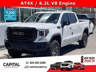 Scores 15 Highway MPG and 17 City MPG! This GMC Sierra 1500 delivers a Gas V8 6.2L/376 engine powering this Automatic transmission. ENGINE, 6.2L ECOTEC3 V8 (420 hp [313 kW] @ 5600 rpm, 460 lb-ft of torque [624 Nm] @ 4100 rpm); featuring Dynamic Fuel Management, Wireless, Apple CarPlay / Wireless Android Auto, Wireless charging.* This GMC Sierra 1500 Features the Following Options *Wipers, front rain-sensing, Windows, power rear, express down, Windows, power front, drivers express up/down, Window, power, rear sliding with rear defogger, Window, power front, passenger express up/down, Wi-Fi Hotspot capable (Terms and limitations apply. See onstar.ca or dealer for details.), Wheels, 18 x 8.5 (45.7 cm x 21.6 cm) Painted aluminum with dark panted pockets, Wheels, 18 x 8.5 (45.7 cm x 21.6 cm) Gloss Black painted full-size, spare Aluminum, Wheelhouse liners, rear, USB Ports, 2, Charge/Data ports located inside centre console.* Stop By Today *Live a little- stop by Capital Chevrolet Buick GMC Inc. located at 13103 Lake Fraser Drive SE, Calgary, AB T2J 3H5 to make this car yours today!