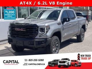 Delivers 15 Highway MPG and 17 City MPG! This GMC Sierra 1500 delivers a Gas V8 6.2L/376 engine powering this Automatic transmission. ENGINE, 6.2L ECOTEC3 V8 (420 hp [313 kW] @ 5600 rpm, 460 lb-ft of torque [624 Nm] @ 4100 rpm); featuring Dynamic Fuel Management, Wireless, Apple CarPlay / Wireless Android Auto, Wireless charging.* This GMC Sierra 1500 Features the Following Options *Wipers, front rain-sensing, Windows, power rear, express down, Windows, power front, drivers express up/down, Window, power, rear sliding with rear defogger, Window, power front, passenger express up/down, Wi-Fi Hotspot capable (Terms and limitations apply. See onstar.ca or dealer for details.), Wheels, 18 x 8.5 (45.7 cm x 21.6 cm) Painted aluminum with dark panted pockets, Wheels, 18 x 8.5 (45.7 cm x 21.6 cm) Gloss Black painted full-size, spare Aluminum, Wheelhouse liners, rear, USB Ports, 2, Charge/Data ports located inside centre console.* Stop By Today *Test drive this must-see, must-drive, must-own beauty today at Capital Chevrolet Buick GMC Inc., 13103 Lake Fraser Drive SE, Calgary, AB T2J 3H5.