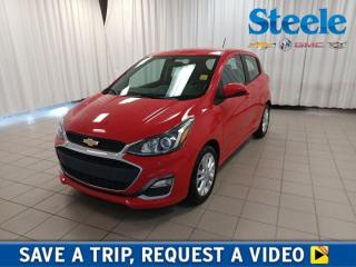 Take your adventures further in our 2021 Chevrolet Spark 1LT Hatchback in Red Hot. Powered by a peppy 1.4 Litre EcoTec 4 Cylinder that generates 98hp paired with a smart CVT for fuel-sipping performance. This Front Wheel Drive hatchback is agile, responsive, and efficient, scoring approximately 6.2L/100km on the highway. Always ready to roll up in style, our Spark showcases upscale touches like LED lighting, heated power mirrors, and alloy wheels. Open the door of our Spark 1LT to find a spacious interior with plenty of cargo room for your busy lifestyle. Stay comfortable with the supportive cloth seats, a multifunction steering wheel, air-conditioning, cruise control, and power accessories. More modern convenience comes from the high-tech infotainment system with a 7-inch colour touchscreen, Android Auto®, Apple CarPlay®, Bluetooth®, and even WiFi compatibility to go with a six-speaker audio system. And those are just a few of the significant benefits this compact hatchback offers! Chevrolet offers priceless peace of mind with advanced safety features such as a rearview camera, ABS, stability control, hill-start assist, tire-pressure monitoring, a high-strength steel safety cage, and ten airbags. Youll love the lively driving experience you get with our Spark! Save this Page and Call for Availability. We Know You Will Enjoy Your Test Drive Towards Ownership! Steele Chevrolet Atlantic Canadas Premier Pre-Owned Super Center. Being a GM Certified Pre-Owned vehicle ensures this unit has been fully inspected fully detailed serviced up to date and brought up to Certified standards. Market value priced for immediate delivery and ready to roll so if this is your next new to your vehicle do not hesitate. Youve dealt with all the rest now get ready to deal with the BEST! Steele Chevrolet Buick GMC Cadillac (902) 434-4100 Metros Premier Credit Specialist Team Good/Bad/New Credit? Divorce? Self-Employed?