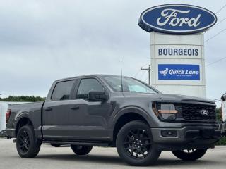 <b>STX Appearance Package, 20 Aluminum Wheels, Spray-In Bed Liner!</b><br> <br> <br> <br>  From powerful engines to smart tech, theres an F-150 to fit all aspects of your life. <br> <br>Just as you mould, strengthen and adapt to fit your lifestyle, the truck you own should do the same. The Ford F-150 puts productivity, practicality and reliability at the forefront, with a host of convenience and tech features as well as rock-solid build quality, ensuring that all of your day-to-day activities are a breeze. Theres one for the working warrior, the long hauler and the fanatic. No matter who you are and what you do with your truck, F-150 doesnt miss.<br> <br> This carbonized grey metallic Crew Cab 4X4 pickup   has a 10 speed automatic transmission and is powered by a  325HP 2.7L V6 Cylinder Engine.<br> <br> Our F-150s trim level is STX. This STX trim steps things up with upgraded aluminum wheels, along with great standard features such as class IV tow equipment with trailer sway control, remote keyless entry, cargo box lighting, and a 12-inch infotainment screen powered by SYNC 4 featuring voice-activated navigation, SiriusXM satellite radio, Apple CarPlay, Android Auto and FordPass Connect 5G internet hotspot. Safety features also include blind spot detection, lane keep assist with lane departure warning, front and rear collision mitigation and automatic emergency braking. This vehicle has been upgraded with the following features: Stx Appearance Package, 20 Aluminum Wheels, Spray-in Bed Liner. <br><br> View the original window sticker for this vehicle with this url <b><a href=http://www.windowsticker.forddirect.com/windowsticker.pdf?vin=1FTEW2LP3RKE01326 target=_blank>http://www.windowsticker.forddirect.com/windowsticker.pdf?vin=1FTEW2LP3RKE01326</a></b>.<br> <br>To apply right now for financing use this link : <a href=https://www.bourgeoismotors.com/credit-application/ target=_blank>https://www.bourgeoismotors.com/credit-application/</a><br><br> <br/> 0% financing for 60 months. 1.99% financing for 84 months.  Incentives expire 2024-07-02.  See dealer for details. <br> <br>Discount on vehicle represents the Cash Purchase discount applicable and is inclusive of all non-stackable and stackable cash purchase discounts from Ford of Canada and Bourgeois Motors Ford and is offered in lieu of sub-vented lease or finance rates. To get details on current discounts applicable to this and other vehicles in our inventory for Lease and Finance customer, see a member of our team. </br></br>Discover a pressure-free buying experience at Bourgeois Motors Ford in Midland, Ontario, where integrity and family values drive our 78-year legacy. As a trusted, family-owned and operated dealership, we prioritize your comfort and satisfaction above all else. Our no pressure showroom is lead by a team who is passionate about understanding your needs and preferences. Located on the shores of Georgian Bay, our dealership offers more than just vehiclesits an experience rooted in community, trust and transparency. Trust us to provide personalized service, a diverse range of quality new Ford vehicles, and a seamless journey to finding your perfect car. Join our family at Bourgeois Motors Ford and let us redefine the way you shop for your next vehicle.<br> Come by and check out our fleet of 80+ used cars and trucks and 210+ new cars and trucks for sale in Midland.  o~o
