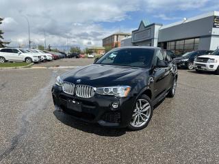 <p>2014 BMW X4 28i WITH 99654 KMS! ACTIVE STATUS LOW KMS SUV LOADED WITH FEATURES! NAVIGATION, BLUETOOTH, BACKUP CAMERA,  PARKING SENSORS, BLIND SPOT MONITORING, SUNROOF, DRIVE MODES (SPORT+) PUSH BUTTON START, HEATED SEATS, LEATHER SEATS, SUNROOF, USB/AUX, POWER WINDOWS LOCKS SEATS AND MORE! </p><p>*** CREDIT REBUILDING SPECIALISTS *** </p><p>APPROVED AT WWW.CROSSROADSMOTORS.CA </p><p>INSTANT APPROVAL! ALL CREDIT ACCEPTED, SPECIALIZING IN CREDIT REBUILD PROGRAMS </p><p>All VEHICLES INSPECTED---FINANCING & EXTENDED WARRANTY AVAILABLE---CAR PROOF AND INSPECTION AVAILABLE ON ALL VEHICLES. </p><p>FOR A TEST DRIVE PLEASE CALL 403-764-6000 FOR AFTER HOUR INQUIRIES PLEASE CALL 403-804-6179. </p><p>FAST APPROVALS </p><p>AMVIC LICENSED DEALERSHIP </p>