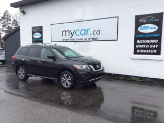 Used 2018 Nissan Pathfinder SL Premium 3.5L SL PREMIUM 4X4!! NAV. ALLOYS. 7 PASS. MOONROOF. LEATHER. PWR SEATS. PWR GROUP. KEYLESS ENTRY. A for sale in North Bay, ON