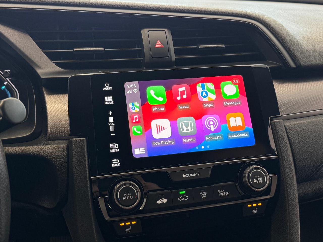 2018 Honda Civic LX  W/Honda Sense+New Tires+A/C+ApplePlay+Camera - Photo #9