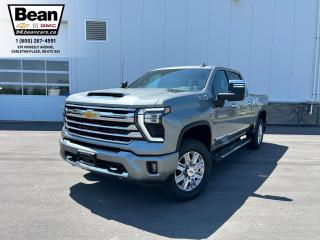 <h2><span style=color:#2ecc71><span style=font-size:18px><strong>Check out this 2024 Chevrolet Silverado 3500HD High Country.</strong></span></span></h2>

<p><span style=font-size:16px>Powered by a Duramax 6.6L V8 Turbo Diesel engine with up to401hp & up to 464 lb-ft of torque.</span></p>

<p><span style=font-size:16px><strong>Comfort & Convenience Features:</strong>includes remote start/entry, power sunroof, heated front & rear seats, ventilated front seats, heated steering wheel, multi-flex tailgate, HD surround vision, bedview camera, 20 polished aluminum wheels.</span></p>

<p><span style=font-size:16px><strong>Infotainment Tech & Audio:</strong>includes chevrolet infotainment 3 premium system with 13.4 diagonal colour touchscreen, bose premium speaker system, wireless charging, apple carplay & andoid auto compatible.</span></p>

<p><span style=font-size:16px><strong>This truck also comes equipped with the following packages</strong></span></p>

<p><span style=font-size:16px><strong>Technology Package:</strong>rear camera mirror, multi-colour 15 diagonal head-up display, high country also includes adaptive cruise control.</span></p>

<p><span style=font-size:16px><strong>Gooseneck/5<sup>th</sup>Wheel Prep Package:</strong>hitch platform to accept gooseneck or 5th wheel hitch, hitch platform with tray to accept ball and stamped box holes with caps installed, box mounted 7-pin trailer harness.</span></p>

<h2><span style=color:#2ecc71><span style=font-size:18px><strong>Come test drive this truck today!</strong></span></span></h2>

<p><span style=color:#2ecc71><span style=font-size:18px><strong>613-257-2432</strong></span></span></p>