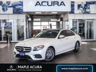 Navigation System, Bluetooth, Market Value Pricing, Not a Rental, Local Trade, 30 Day 1,000km safety related and 90 Day 5,000 km engine and transmission warranty, ** All vehicles are all in priced, No additional fees are applied., Ask us about including Acuras 40 month Tire and Rim warranty., 4MATIC®, 18" 5-Spoke Wheels, 8 Speakers, AM/FM radio: SiriusXM, Front reading lights, Heated door mirrors, Navigation system: COMAND, Occupant sensing airbag, Power driver seat, Power moonroof, Power passenger seat, Power steering, Smartphone Integration, Telescoping steering wheel.

Recent Arrival! 2018 Mercedes-Benz E-Class E 400 4MATIC®
4MATIC® V6 9-Speed Automatic 4MATIC®

Odometer is 20593 kilometers below market average!


** All vehicles are all in priced, No additional fees are applied. Buying an used vehicle from Maple Acura is always a safe investment. We know you want to be confident in your choice and we want you to be fully satisfied. Thats why ALL our used vehicles come with our limited warranty peace of mind package included in the price. No questions, no discussion - 30 days or 1,000 km safety related warranty 90 days or 5,000 kilometre powertrain coverage. From the day you pick up your new car you can rest assured that we have you covered.