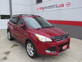 Used 2013 Ford Escape SEL (**ECO-BOOST**ALLOY WHEELS**POWER DRIVERS SEAT**FOG LIGHTS**LEATHER**NAVIGATION**PANORAMIC SUNROOF**POWER HATCH**DUAL CLIMATE CONTROL**HEATED SEATS**) for sale in Tillsonburg, ON
