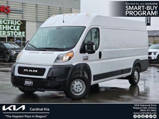 Used 2021 RAM Cargo Van ProMaster 3500 High Roof, 159 EXT, Cargo Partition, Bluetoot for sale in Niagara Falls, ON