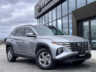 <b>Sunroof,  Navigation,  Leatherette Seats,  Heated Seats,  Apple CarPlay!</b><br> <br> <br> <br>  This 2024 Hyundai Tucson is the defining answer to what makes an SUV great. <br> <br>This 2024 Hyundai Tucson was made with eye for detail. From subtle surprises to bold design features, every part of this 2024 Hyundai Tucson is a treat. Stepping into the interior feels like a step right into the future with breathtaking technology and luxury that will make your smartphone jealous. Add on an intelligently capable chassis and drivetrain and you have the SUV of the future, ready for you today.<br> <br> This shimmering silver SUV  has a 8 speed automatic transmission and is powered by a  187HP 2.5L 4 Cylinder Engine.<br> <br> Our Tucsons trim level is Trend. Step up to this Tucson with the Trend Package and be treated to leatherette-trimmed heated front seats, an express open/close glass sunroof, a heated leather-wrapped steering wheel, proximity keyless entry with push button start, remote engine start, and a 10.25-inch infotainment screen now with voice-activated navigation, and bundled with Apple CarPlay and Android Auto, with a 6-speaker audio system. Occupant safety is assured, thanks to adaptive cruise control, blind spot detection, lane keep assist with lane departure warning, forward collision avoidance with pedestrian and cyclist detection, and a rear view camera. Additional features include dual-zone climate control, LED headlights with automatic high beams, towing equipment with trailer sway control, and even more. This vehicle has been upgraded with the following features: Sunroof,  Navigation,  Leatherette Seats,  Heated Seats,  Apple Carplay,  Android Auto,  Heated Steering Wheel. <br><br> <br>To apply right now for financing use this link : <a href=https://www.bourgeoishyundai.com/finance/ target=_blank>https://www.bourgeoishyundai.com/finance/</a><br><br> <br/>    6.99% financing for 96 months.  Incentives expire 2024-07-02.  See dealer for details. <br> <br>Drive with Confidence! At Bourgeois Auto Group, we go beyond selling cars. With over 75 years of delivering extraordinary automotive experiences, were here for you at our showrooms, on the road, or even at your home in Midland Ontario, Simcoe County, and Central Ontario. Experience the convenience of complementary enclosed trailer delivery. <br><br>Why Choose Bourgeois Auto Group for your next vehicle? Whether youre seeking a new or pre-owned vehicle, searching for a qualified repair center, or looking for vehicle parts, we have the answer. Explore our extensive selection of over 25 brand manufacturers and 200+ Pre-owned Vehicles. As we constantly adapt to meet customers needs and stay ahead of the competition, we invest in modern technology to stay on the cutting edge.  Our strategic programs and tools use current market data to price our vehicles competitively and ensure you get the best deal, not just on the new car but also on your trade-in. <br><br>Request your free Live Market analysis report and save time and money. <br><br>SELL YOUR CAR to us! Regardless of make, model, or condition, we buy cars with no purchase necessary. <br><br> Come by and check out our fleet of 40+ used cars and trucks and 40+ new cars and trucks for sale in Midland.  o~o