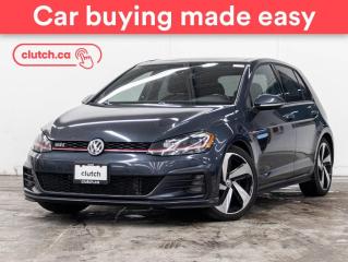 Used 2018 Volkswagen Golf GTI Autobahn w/ Apple CarPlay & Android Auto, Rearview Cam, Bluetooth for sale in Toronto, ON