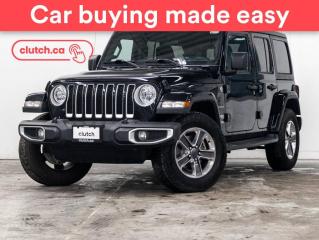Used 2020 Jeep Wrangler Unlimited Sahara 4x4 w/ Rearview Cam, Bluetooth, A/C for sale in Toronto, ON