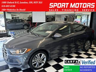 Used 2017 Hyundai Elantra GLS+New Tires+Roof+ApplePlay+Camera+CLEAN CARFAX for sale in London, ON