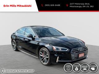 Recent Arrival! Odometer is 50063 kilometers below market average!<br><br><br>2018 Black Metallic Audi S5 3.0 Technik<br><br>Vehicle Price and Finance payments include OMVIC Fee and Fuel. Erin Mills Mitsubishi is proud to offer a superior selection of top quality pre-owned vehicles of all makes. We stock cars, trucks, SUVs, sports cars, and crossovers to fit every budget!! We have been proudly serving the cities and towns of Kitchener, Guelph, Waterloo, Hamilton, Oakville, Toronto, Windsor, London, Niagara Falls, Cambridge, Orillia, Bracebridge, Barrie, Mississauga, Brampton, Simcoe, Burlington, Ottawa, Sarnia, Port Elgin, Kincardine, Listowel, Collingwood, Arthur, Wiarton, Brantford, St. Catharines, Newmarket, Stratford, Peterborough, Kingston, Sudbury, Sault Ste Marie, Welland, Oshawa, Whitby, Cobourg, Belleville, Trenton, Petawawa, North Bay, Huntsville, Gananoque, Brockville, Napanee, Arnprior, Bancroft, Owen Sound, Chatham, St. Thomas, Leamington, Milton, Ajax, Pickering and surrounding areas since 2009.
