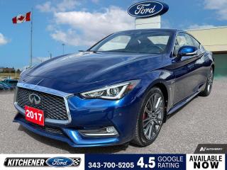 Used 2017 Infiniti Q60 3.0t Red Sport 400 TECH PACKAGE | CARBON INTERIOR PACKAGE | ADAPTIVE CRUISE for sale in Kitchener, ON