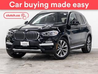 Used 2019 BMW X3 xdrive30i AWD w/ Apple CarPlay, Rearview Cam, Bluetooth for sale in Toronto, ON