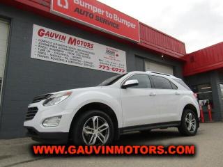 Used 2017 Chevrolet Equinox Premier Loaded Leather Sunroof Nav, Sale Priced! for sale in Swift Current, SK