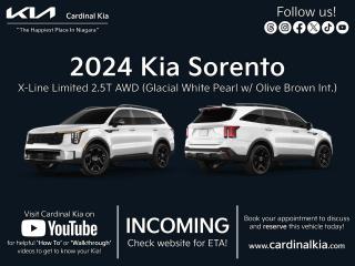 New 2024 Kia Sorento X-Line Limited Olive Brown Interior for sale in Niagara Falls, ON