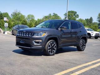 Used 2018 Jeep Compass Limited 4WD, Leather, Pano Roof, Nav, Heated Seats, Power Liftgate, New Tires & New Brakes! for sale in Guelph, ON