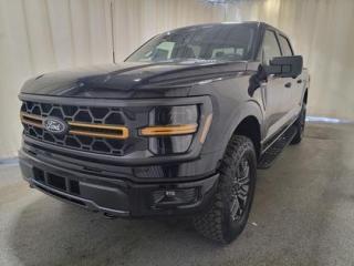 This all new, full sized 2024 Ford F-150 Tremor 401A looks absolutely stunning in Agate Black Metallic. This pick up comes with the 3.5L V6 EcoBoost engine. This remarkable engine not only produces 400 horsepower and 500 ft pounds of torque, but by leveraging the EcoBoost technology and a 10-speed automatic transmission this truck is rated it to get 12.9L 100/km (22 miles per gallon) combined highway/city fuel economy. This truck can tow up to a massive amount of 13,200 pounds!

Key Features:
Block Heater 
Pro-Power On Board 2KW
Adaptive Cruise Control 
Lane Centering 
Heated Front Seats
Lane Keeping System 
B&O Sound System 
Rear View Camera 
6 Black Running Boards 
Auto Dimming Rearview Mirror 
360 Degree Camera 
Pro Trailer Backup Assist 
Pro Trailer Hitch Assist 
Dual Exhaust 
Reverse Sensing System 
Reverse Brake Assist 
12 LCD Touchscreen 
Apple Car Play / Android Auto 
Rear Window Defroster 
18 Wheels 
Hill Start Assist 
Class IV Trailer Hitch 

Saskatchewan has a challenging climate and driving conditions but let that stress melt away with the 2024 F-150 Tremor, a tough truck that leverages physical features and technology that will keep your family safe. This specific unit is loaded right up and includes power windows, power locks, air conditioning, 3.73 Electric Locking Rear Axle, 10-way power drivers seat, wrapped steering wheel, zone lighting, cruise, dynamic brake support, outside temperature display, hill start assist, perimeter safety system, four-wheel drive, and so much more. 

Bennett Dunlop Ford has been located at 770 Broad St, in the heart of Regina for over 40 years! Our 4.6 Star google review (Well over 1,800 reviews) is the result of our commitment to providing the fastest, easiest and most fun customer experience possible. Our customers tell us that they love that we dont charge any admin or documentation fees, our sales team will simply offer our best price upfront and we have a no-questions-asked money back guarantee just in case you change your mind after your purchase.