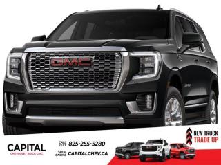 This GMC Yukon delivers a Diesel I6 3.0L/ engine powering this Automatic transmission. ENGINE, DURAMAX 3.0L TURBO-DIESEL I6 (277 hp [206.6 kW] @ 3750 rpm, 460 lb-ft of torque [623.7 N-m] @ 1500 rpm), Wireless charging, Wireless Apple CarPlay/Wireless Android Auto.*This GMC Yukon Comes Equipped with These Options *Wipers, front intermittent, Rainsense, Wiper, rear intermittent, Windows, power, rear with Express-Down, Window, power with front passenger Express-Up/Down, Window, power with driver Express-Up/Down, Wi-Fi Hotspot capable (Terms and limitations apply. See onstar.ca or dealer for details.), Wheels, 20 x 9 (50.8 cm x 22.9 cm) 6-spoke multi-dimensional polished aluminum, Wheel, full-size spare, 17 (43.2 cm), Warning tones headlamp on, driver and right-front passenger seat belt unfasten and turn signal on, Visors, driver and front passenger illuminated vanity mirrors.* Stop By Today *Stop by Capital Chevrolet Buick GMC Inc. located at 13103 Lake Fraser Drive SE, Calgary, AB T2J 3H5 for a quick visit and a great vehicle!