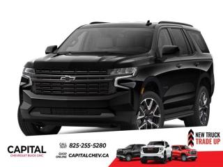 This Chevrolet Tahoe delivers a Turbocharged Diesel I6 3.0/ engine powering this Automatic transmission. ENGINE, DURAMAX 3.0L TURBO-DIESEL I6 (277 hp [206.6 kW] @ 3750 rpm, 460 lb-ft of torque [623.7 N-m] @ 1500 rpm), Wireless charging, Wireless Apple CarPlay/Wireless Android Auto.*This Chevrolet Tahoe Comes Equipped with These Options *Wipers, front intermittent, Rainsense, Wiper, rear intermittent with washer, Windshield, solar absorbing, Windows, power with rear Express-Down, Window, power with front passenger Express-Up/Down, Window, power with driver Express-Up/Down, Wi-Fi Hotspot capable (Terms and limitations apply. See onstar.ca or dealer for details.), Wheels, 22 x 9 (55.9 cm x 22.9 cm) bright machined High-Gloss Black painted (Includes (SFE) wheel locks, LPO.), Wheel, full-size spare, 17 (43.2 cm), Warning tones headlamp on, driver and right-front passenger seat belt unfasten and turn signal on.* Visit Us Today *Come in for a quick visit at Capital Chevrolet Buick GMC Inc., 13103 Lake Fraser Drive SE, Calgary, AB T2J 3H5 to claim your Chevrolet Tahoe!